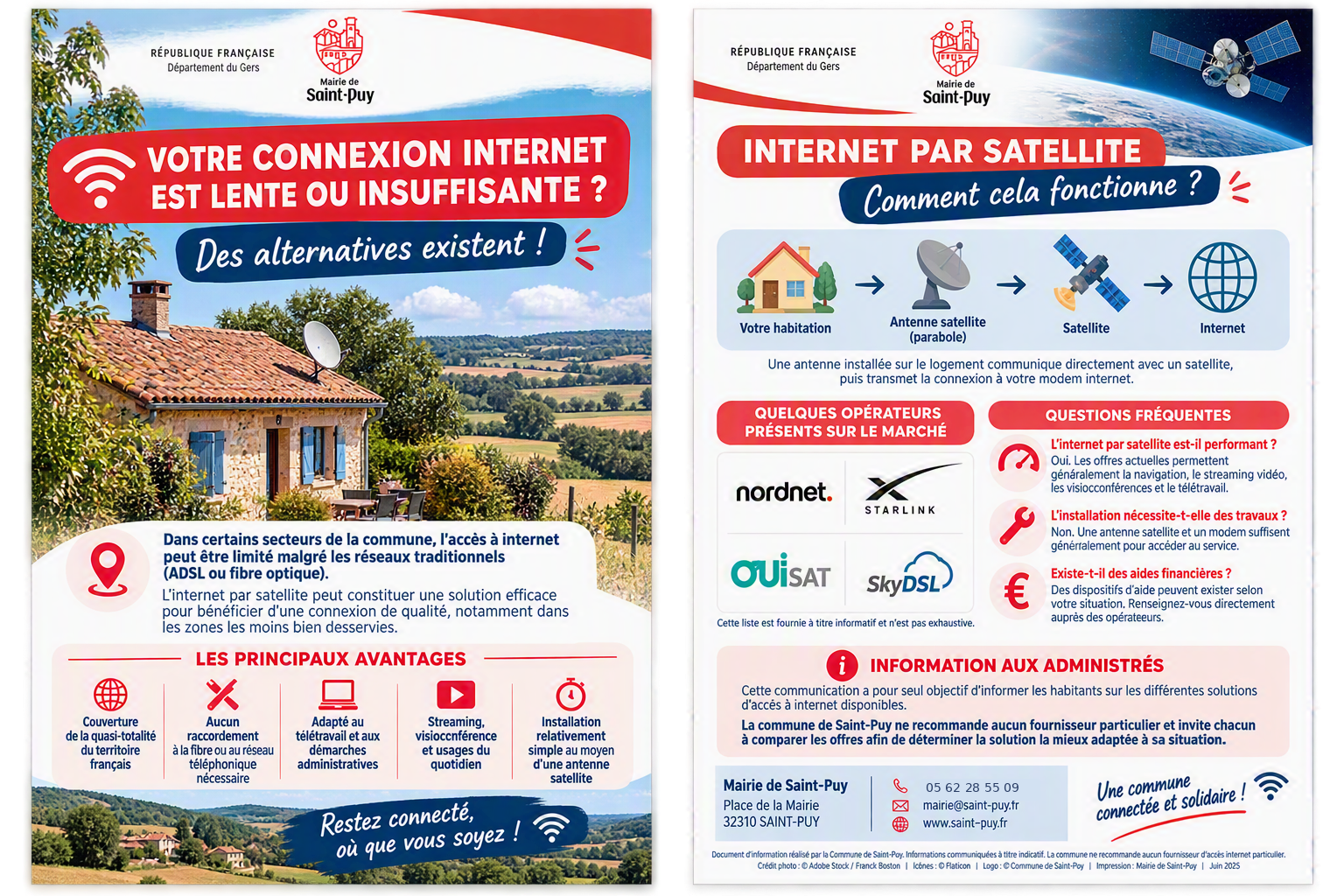 Flyer-Satellite